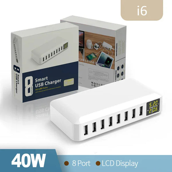 USB Fast Charger QC3.0 Hub