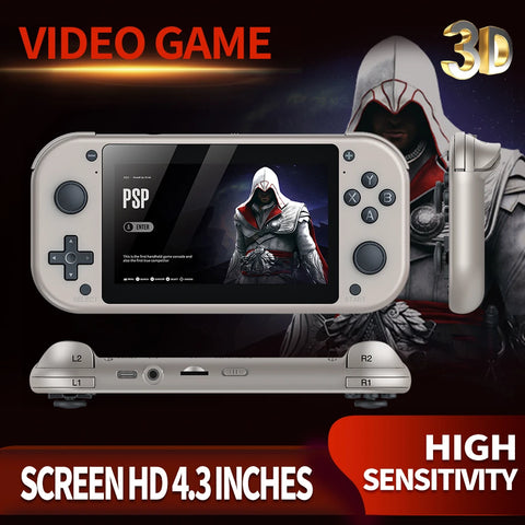 BOYHOM M17 Retro Handheld Console – 4.3" IPS, 64GB, Linux-Based