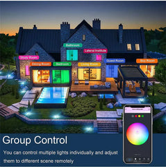 "Tuya Smart WiFi Ceiling Light – 24W RGB Circular Ambient Lamp, App Control, Alexa & Google Home Compatible for Bedroom & Home Decor"