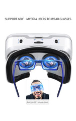"VR Shinecon 10.0 Virtual Reality Helmet – 3D Glasses Headset for Smartphone, Video Games, Binocular VR Goggles"