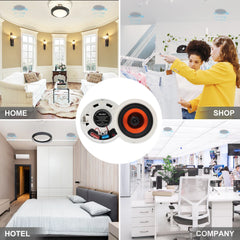 Herdio 6.5" Bluetooth Ceiling Speakers 600W (4-Pack)