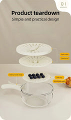 Foldable Fruit & Vegetable Drain Basket