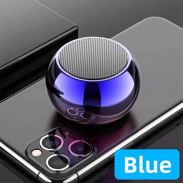 M10 Wireless Bluetooth Speaker – Small Portable Steel Gun Design with Powerful Metal Subwoofer