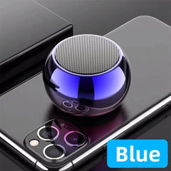 M10 Wireless Bluetooth Speaker – Small Portable Steel Gun Design with Powerful Metal Subwoofer