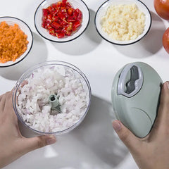 Multifunctional Manual Food Chopper – Ginger, Garlic, Vegetable & Meat Grinder with Minimalist Design