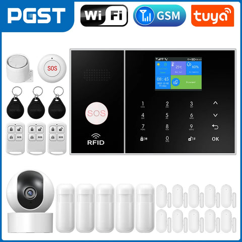 PGST Smart Life Wi-Fi GSM Alarm System with Sensors