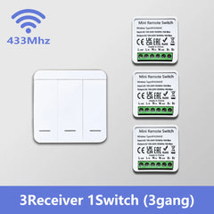 RF Smart Switch 433MHz 2-Way Control Module