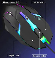 2023 Ergonomic USB Gaming Mouse