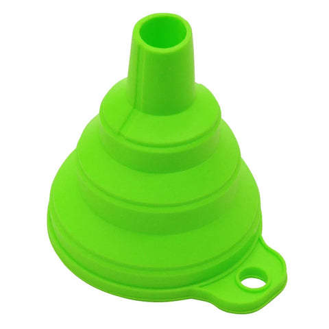 Mini Silicone Foldable Funnel – Collapsible Portable Tool