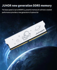 "JUHOR DDR5 16GB Desktop RAM – 5600MHz / 6000MHz High-Speed DIMM Memory for Gaming PCs"