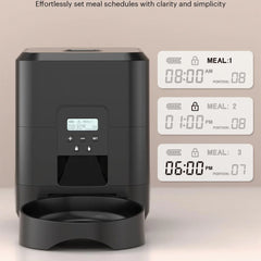 Smart Pet Food Dispenser – Timed Automatic Cat & Dog Feeder with Portion Control