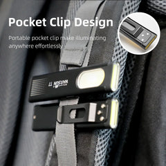 LED Keychain Flashlight – USB-C Rechargeable 800LM Mini Work Light