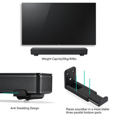 Universal Soundbar Wall Mount Bracket – Anti-Drop Design for Various Brands