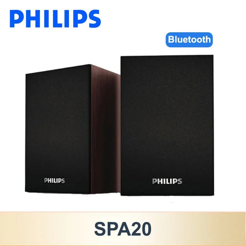 Philips SPA20 Bluetooth Speaker – 360° Wireless Stereo Sound for Laptop, PC, MacBook