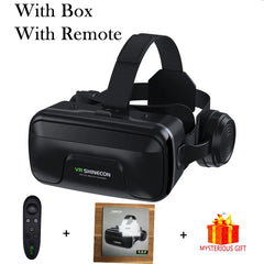 "VR Shinecon 10.0 Virtual Reality Helmet – 3D Glasses Headset for Smartphone, Video Games, Binocular VR Goggles"