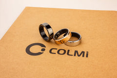 "2024 COLMI R02 Smart Ring – Health Monitor with Charging Case, 39-Day Battery Life, 5ATM Waterproof for Men & Women"