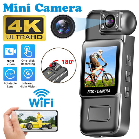 Ultra HD 4K WiFi Mini Camera with Night Vision