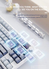 K86 Wireless Mechanical Keyboard – Hot-Swappable, Screen & Volume Knob
