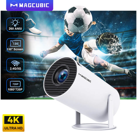 Magcubic 4K HY300 PRO Projector – 260 ANSI HD Android 11 WiFi6 Home Cinema & Outdoor Movie Projector