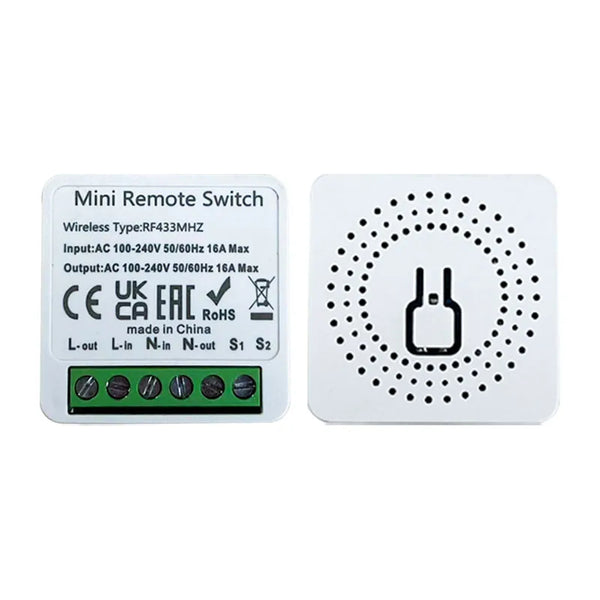 RF Smart Switch 433MHz 2-Way Control Module