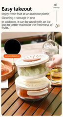 Foldable Fruit & Vegetable Drain Basket
