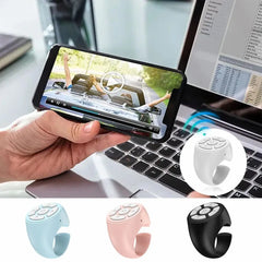 TikTok Bluetooth Finger Remote – Scroll, Like, Record & Snap with Wireless Mobile Video Controller