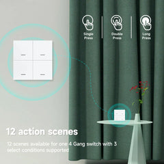 Tuya ZigBee Smart 4-Button Scene Switch