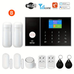 Tuya Home Wireless Security Alarm System with GSM & Wi-Fi