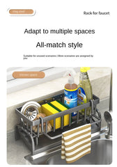 Kitchen Sink Sponge & Cloth Rack