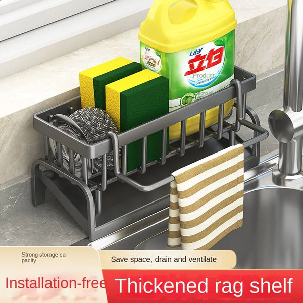 Kitchen Sink Sponge & Cloth Rack
