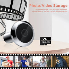 WSDCAM 1080P Tuya Wi-Fi Doorbell Camera with 4.3" Monitor
