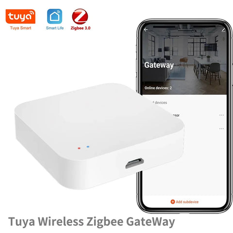 Tuya Zigbee Hub  Wireless Multi Mode Gateway For Smart Home Automation