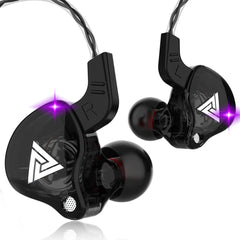 "QKZ AK6 Wired Earphones – 3.5mm HiFi Sound Quality Gaming Headset, Bass-Boosted Earbuds for Gamers"