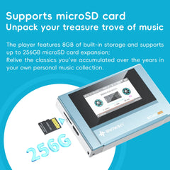 SnowSky Echo Mini – Retro HiFi MP3 Player with Dual DACs & Balanced Output