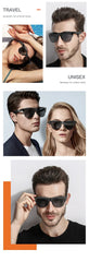 Smart Bluetooth V5.3 Sunglasses – HIFI Audio Glasses with Built-In Headphones & UV Protection