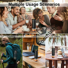 Portable 3-in-1 Electric Espresso Machine – Wireless Coffee Maker for Capsule or Ground