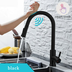 DQOK Kitchen Faucet Pull-Out Sensor Tap