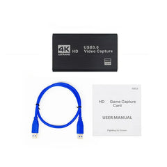 4K USB 3.0 HDMI Video Capture Card – 1080P 60Hz Recorder for PS4, OBS, Game Streaming & Live Broadcasting