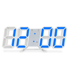 Voice-Activated 3D Luminous Digital Clock – Simple Fashion Silent Alarm Desktop Clock