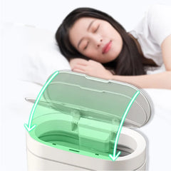 "Smart Sensor Trash Can – 7L/9L Narrow Automatic Waste Bin, Waterproof for Bathroom, Toilet, Kitchen, and Office Use"