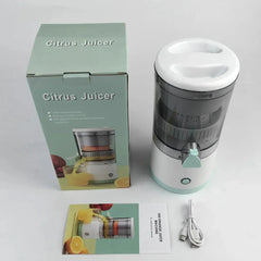 "Electric Citrus Juicer – USB Rechargeable Juice Cup for Orange, Lemon, Fruit Press with Pulp Separator for Fresh Juice"