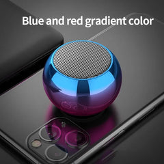 M10 Wireless Bluetooth Speaker – Small Portable Steel Gun Design with Powerful Metal Subwoofer