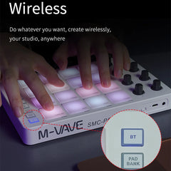 M-VAVE SMC-PAD Wireless MIDI Percussion Controller