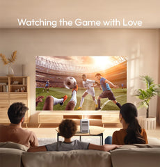 "BYINTEK LOVE U4 Smart Mini Projector – 4K Support, 1080P HD Android WiFi Home Theater for Smartphone & Cinema Use"