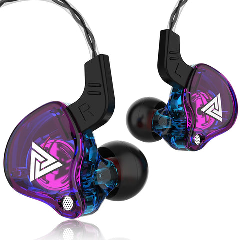 "QKZ AK6 Wired Earphones – 3.5mm HiFi Sound Quality Gaming Headset, Bass-Boosted Earbuds for Gamers"