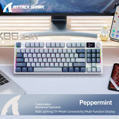 K86 Wireless Mechanical Keyboard – Hot-Swappable, Screen & Volume Knob