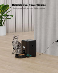Smart Pet Food Dispenser – Timed Automatic Cat & Dog Feeder with Portion Control