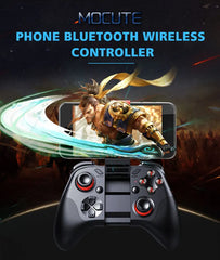 Mocute phone Bluetooth wireless controller with gaming app on screen