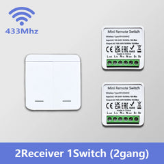 RF Smart Switch 433MHz 2-Way Control Module