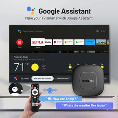 "Smart TV Box Android 13 – Allwinner H313 Quad‑Core, HDR10+, Netflix & Chromecast, 2.4G/5G Wi‑Fi, BT 5.0 Media Player (2 GB/16 GB)"